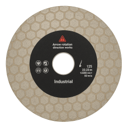 TARCZA DIAMENTOWA DO UKOSOWANIA GRESU DRY 125mm PREMIUM