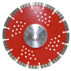 Tarcza diamentowa LASEROWA do cięcia granitu na sucho 230mm FLANSZA GWINT M14